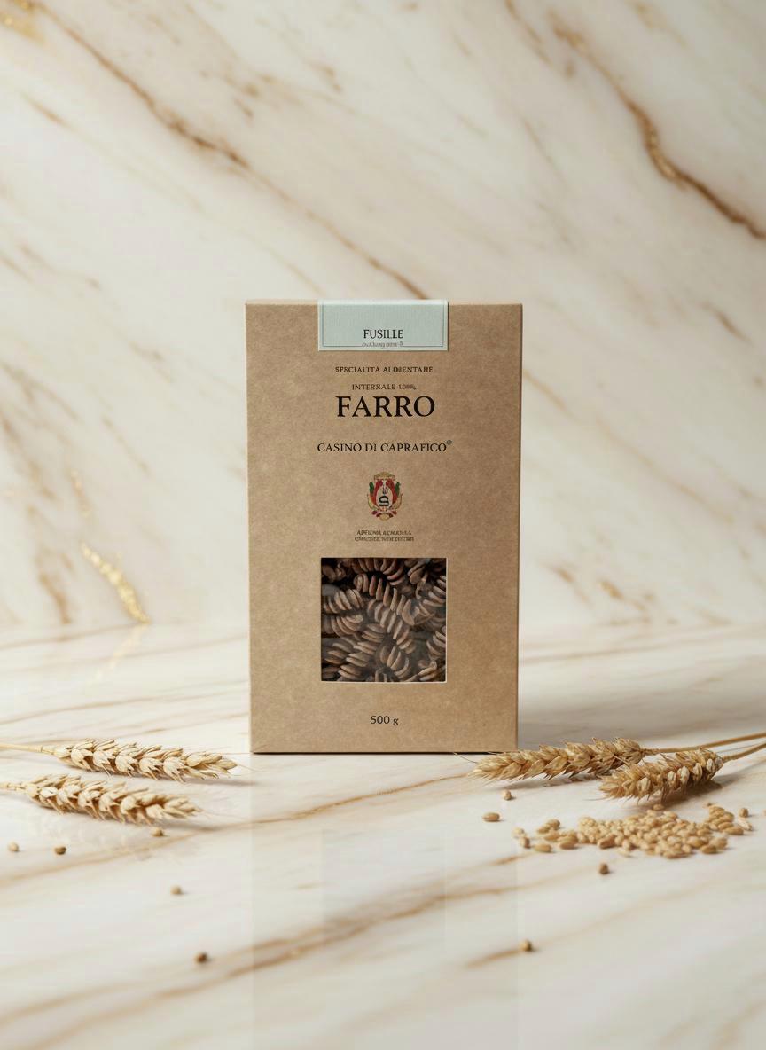 Paste integrale din Farro Fusilli - Image 1